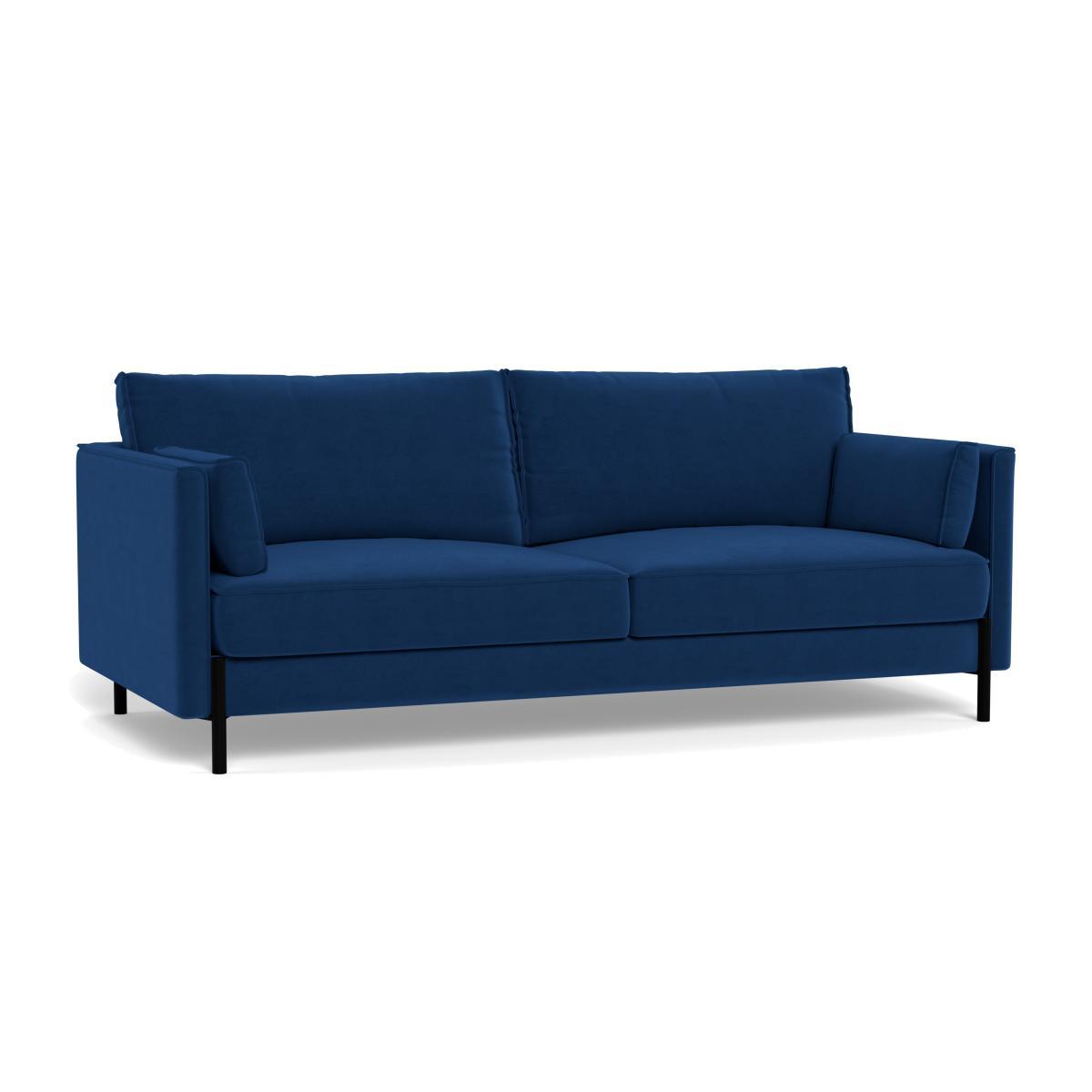 Heal's Tortona 3 Seater Sofa Velvet Petrol - Heal's UK Furniture – image 1