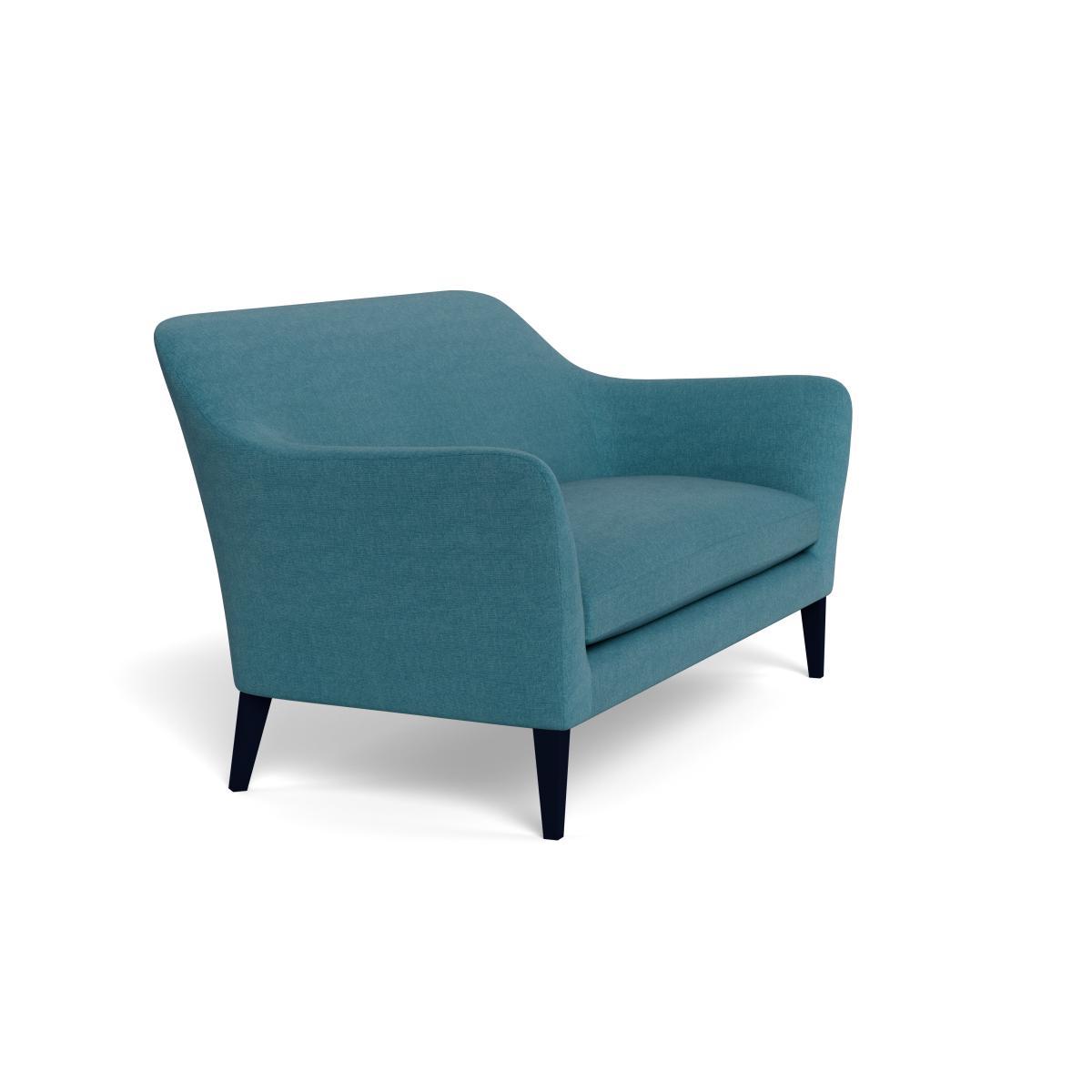 Heal's Wallis 3 Seater Sofa Brushed Cotton Cadet Tinted Ash Feet - Heal's UK Furniture – image 2