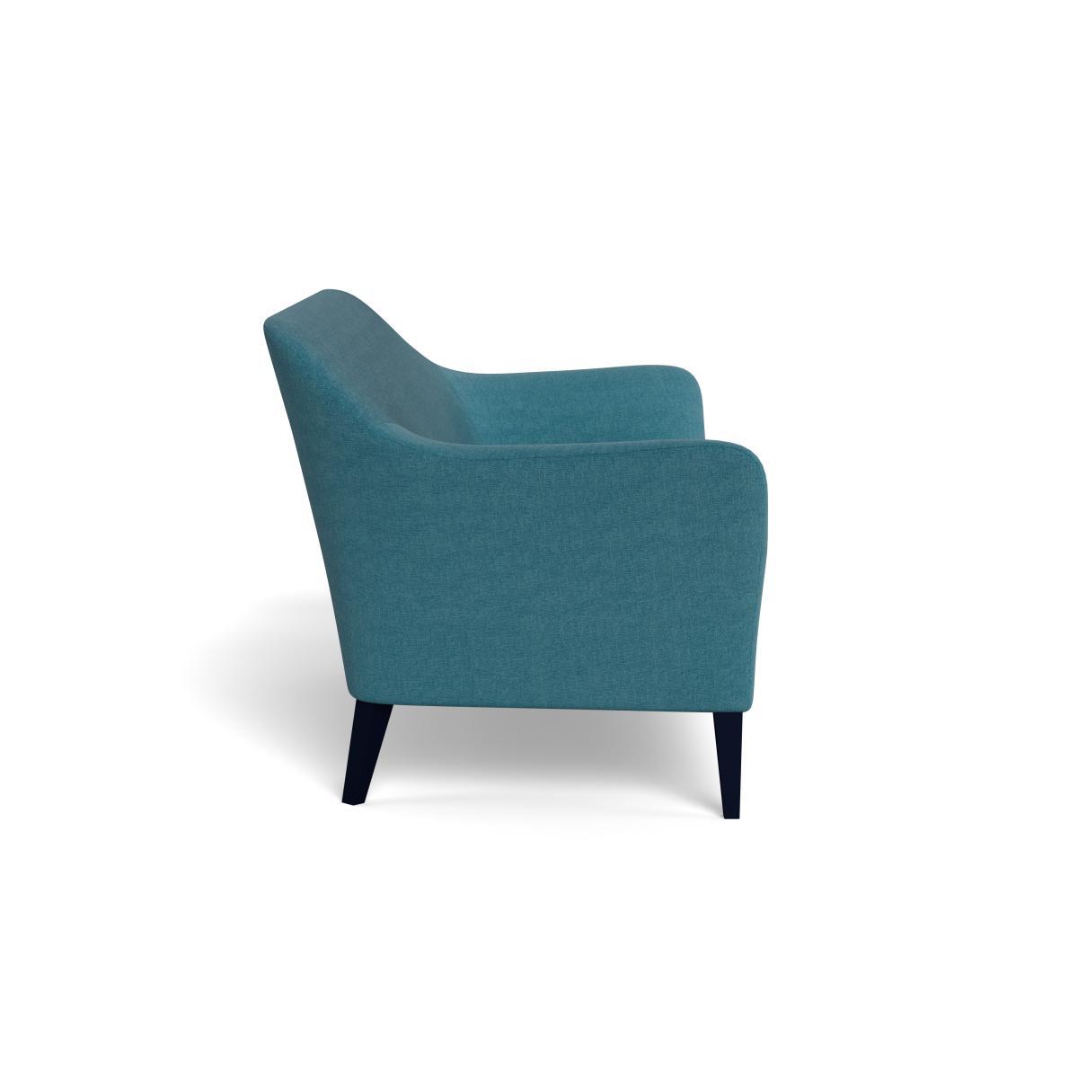 Heal's Wallis 3 Seater Sofa Brushed Cotton Cadet Tinted Ash Feet - Heal's UK Furniture – image 3