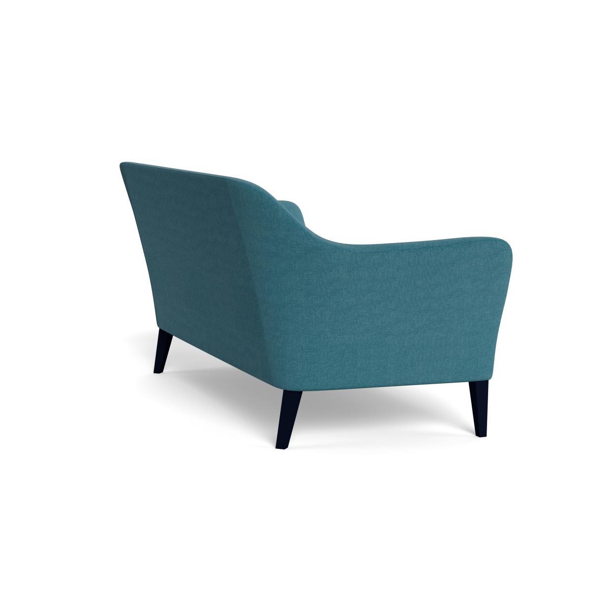 Heal's Wallis 3 Seater Sofa Brushed Cotton Cadet Tinted Ash Feet - Heal's UK Furniture – image 4