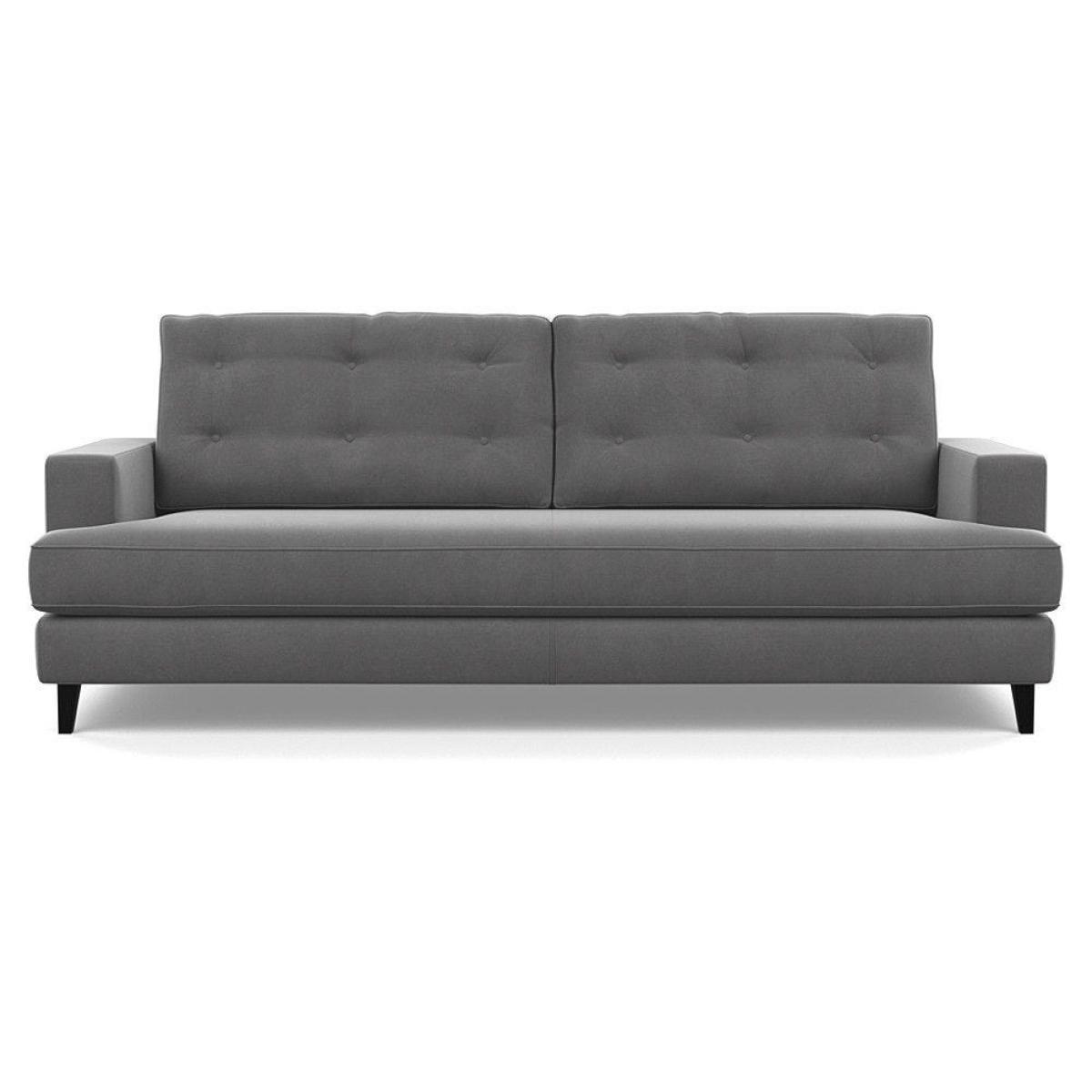 Heal's Richmond 3 Seater Sofa Smart Luxe Velvet Nickel Tinted Ash Feet - Heal's UK Furniture – image 101