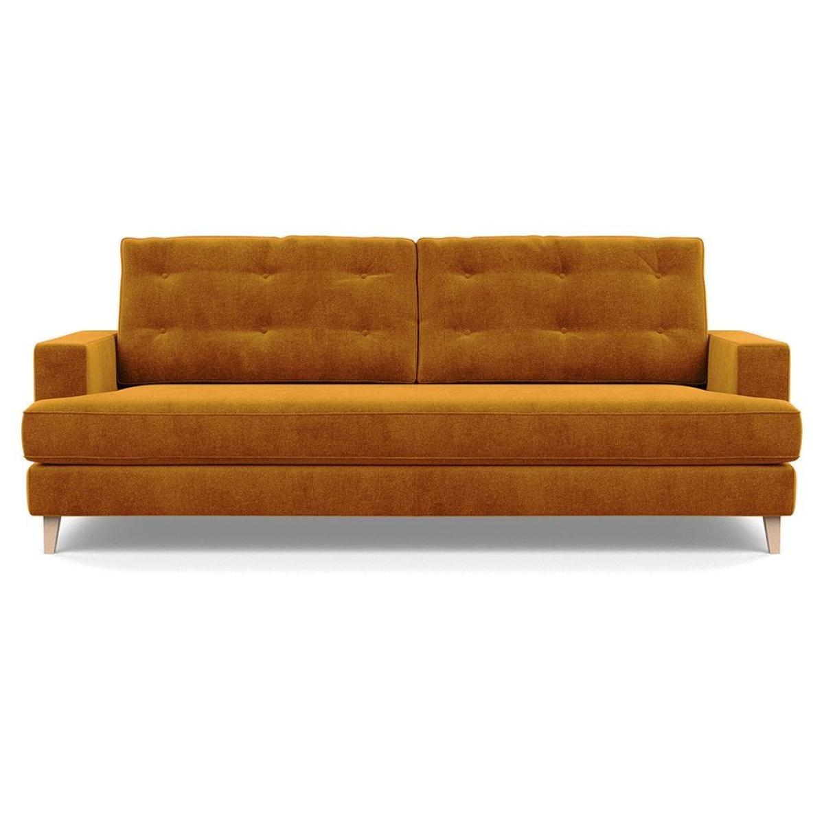 Heal's Richmond 3 Seater Sofa Smart Luxe Velvet Nickel Tinted Ash Feet - Heal's UK Furniture – image 108