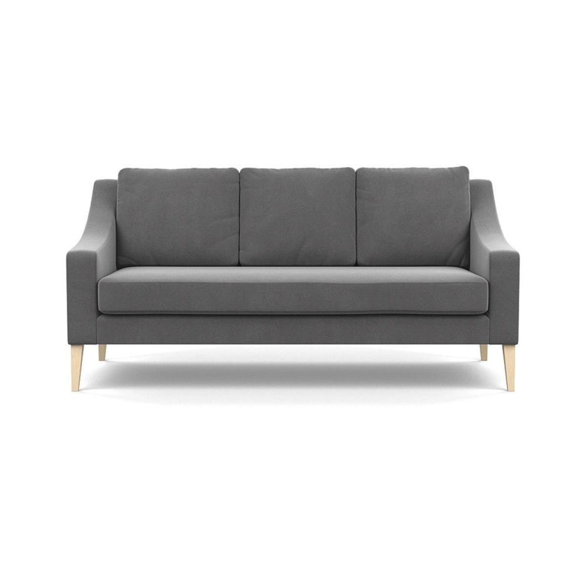 Heal's Richmond 3 Seater Sofa Smart Luxe Velvet Nickel Tinted Ash Feet - Heal's UK Furniture – image 48