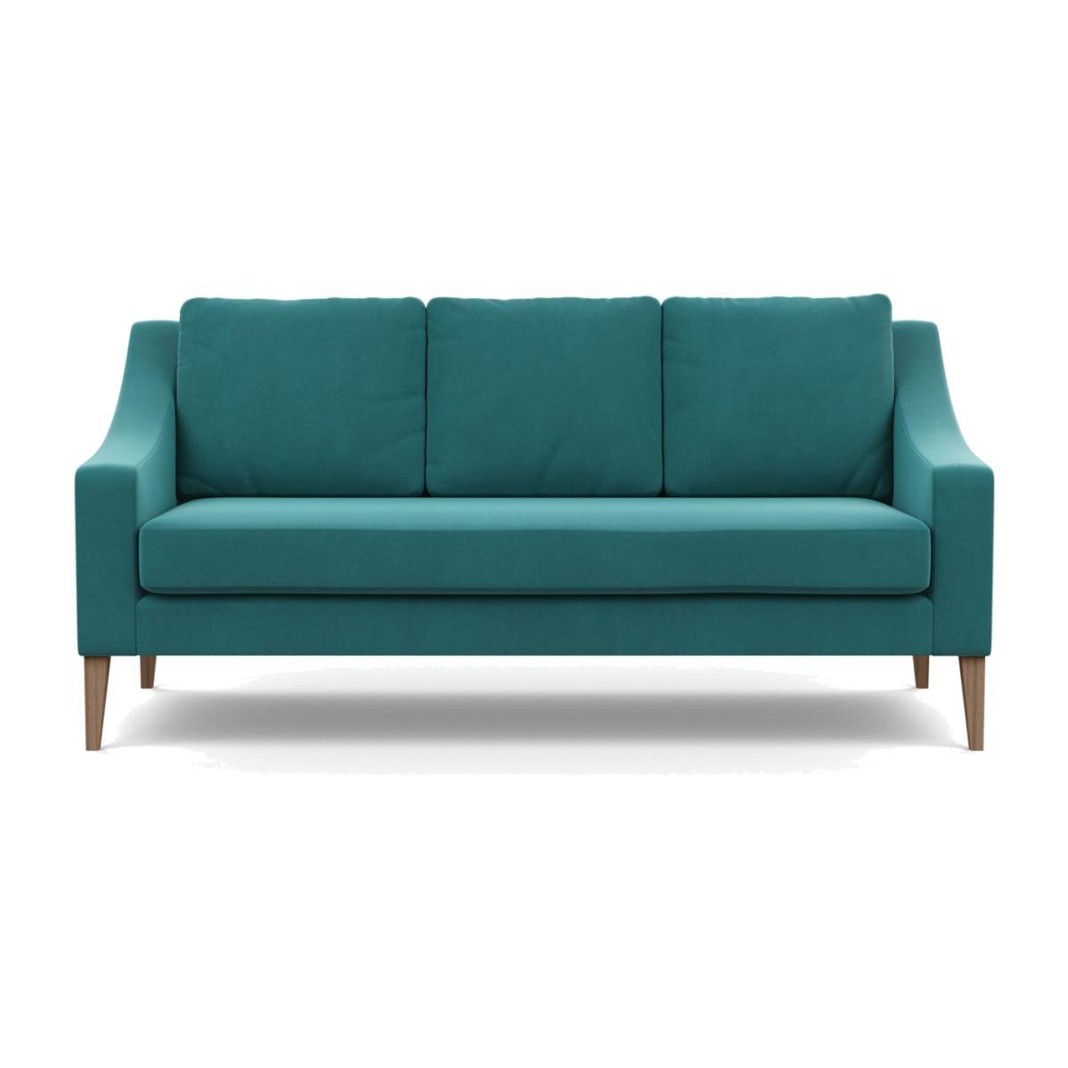 Heal's Richmond 3 Seater Sofa Smart Luxe Velvet Nickel Tinted Ash Feet - Heal's UK Furniture – image 1