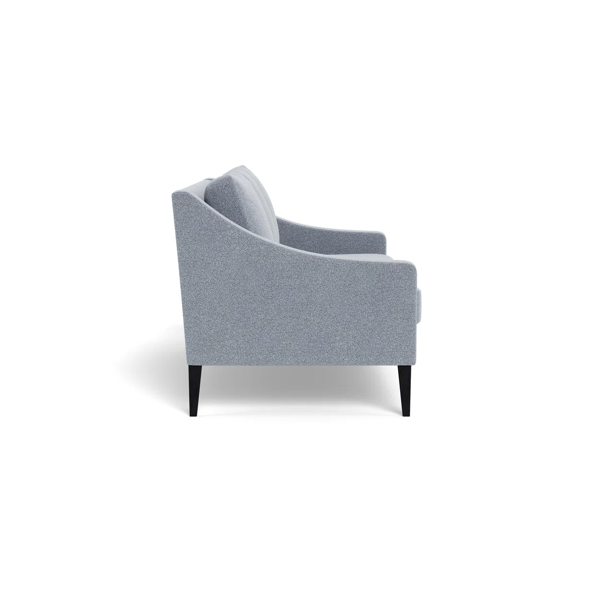 Heal's Richmond 3 Seater Sofa Textured Boucle Steel Black Feet – image 4