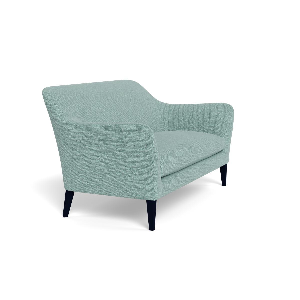 Heal's Wallis 3 Seater Sofa Tejo Recycled Teal Black Feet - Heal's UK Furniture – image 2