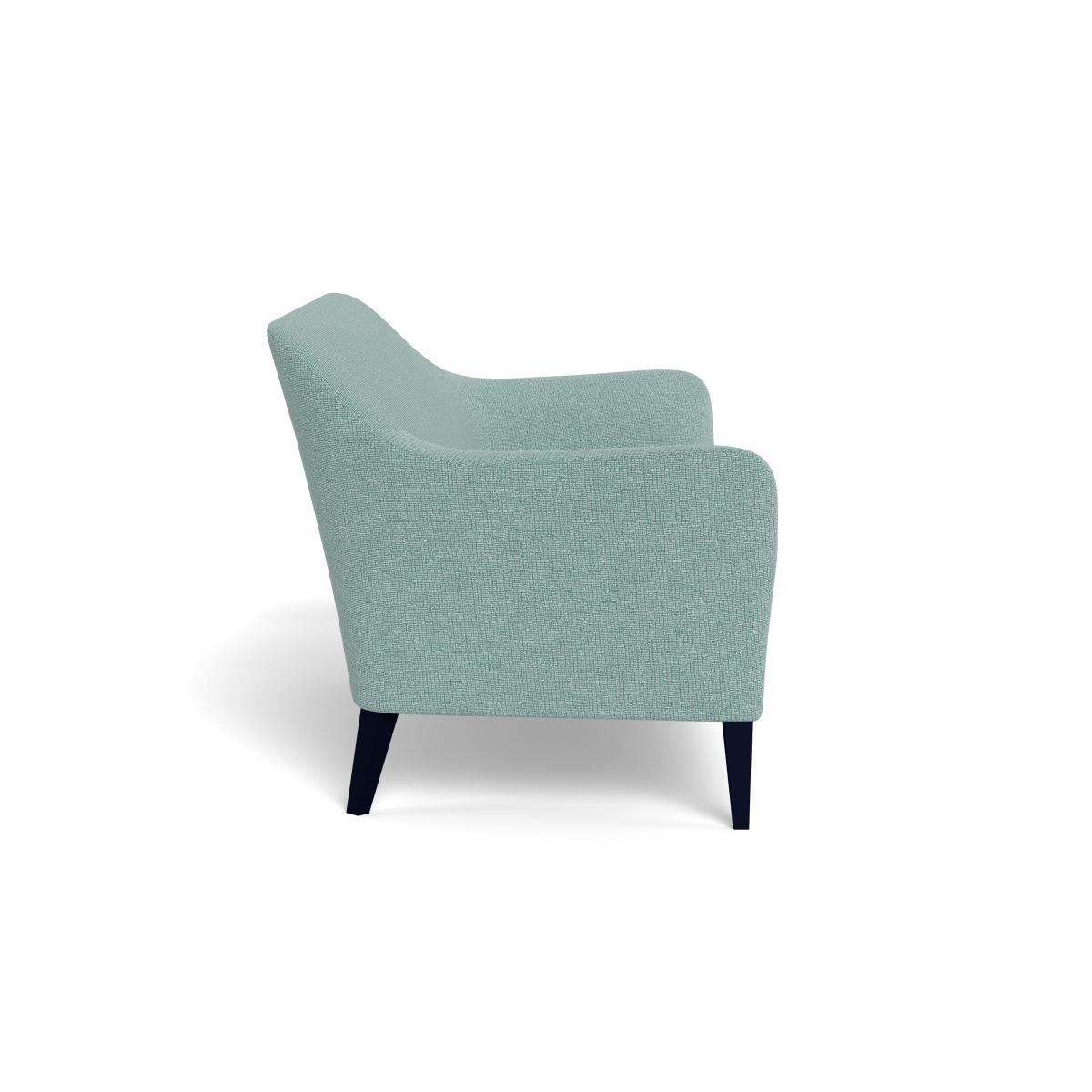 Heal's Wallis 3 Seater Sofa Tejo Recycled Teal Black Feet - Heal's UK Furniture – image 3