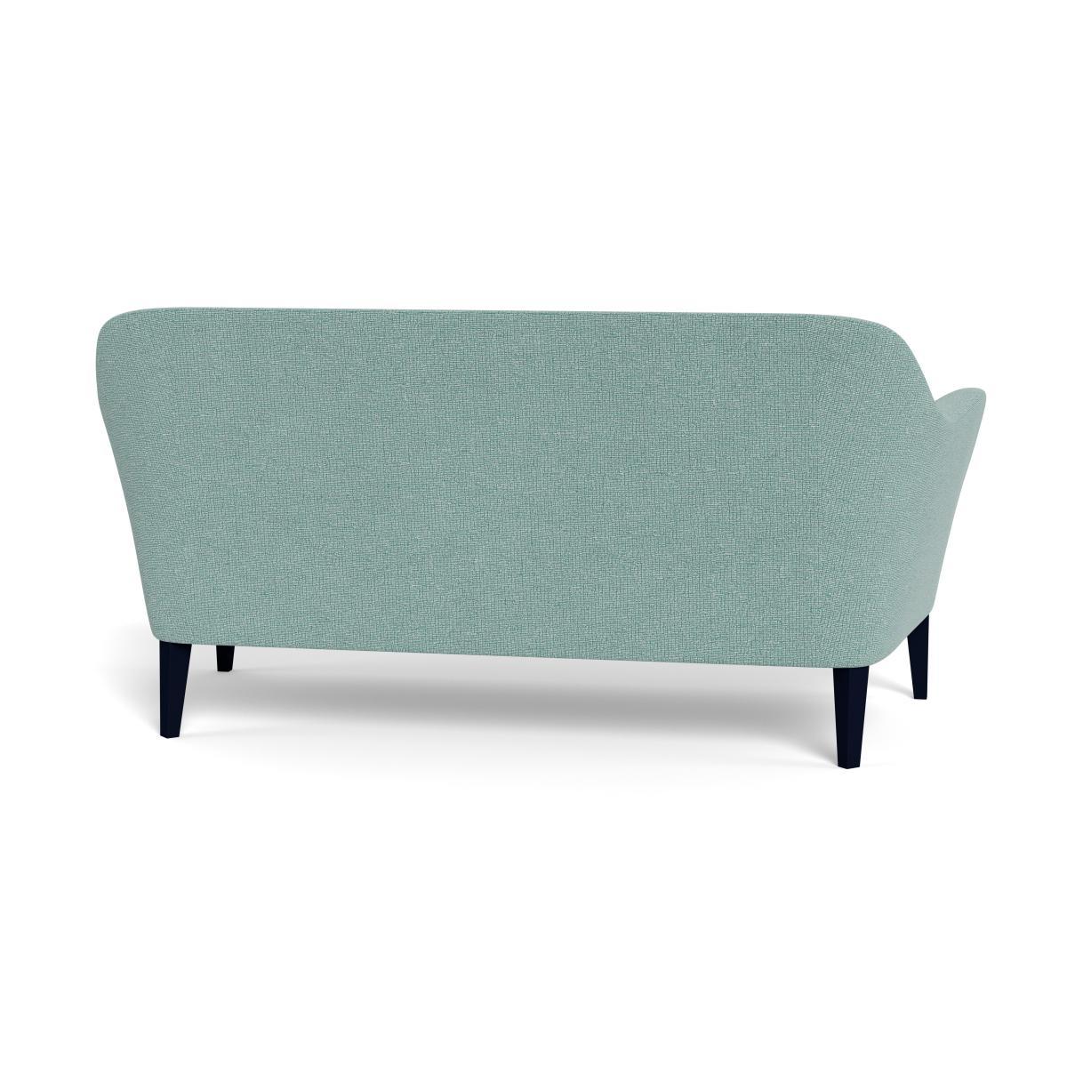 Heal's Wallis 3 Seater Sofa Tejo Recycled Teal Black Feet - Heal's UK Furniture – image 5