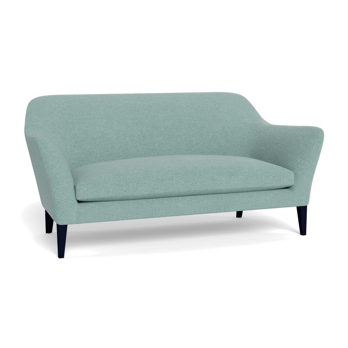 Heal's Wallis 3 Seater Sofa Tejo Recycled Teal Black Feet - Heal's UK Furniture – image 1