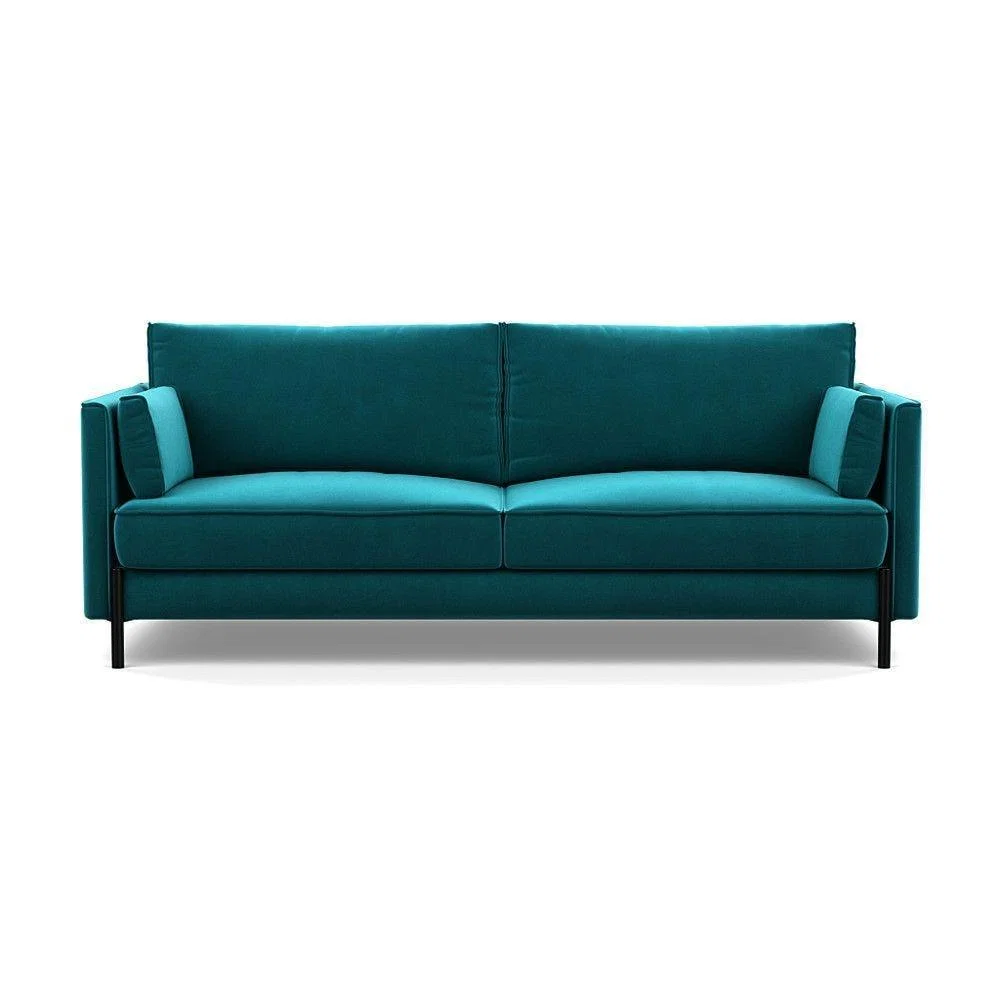 Heal's Tortona 3 Seater Sofa Smart Linen Mix Maroon - Heal's UK Furniture – image 18