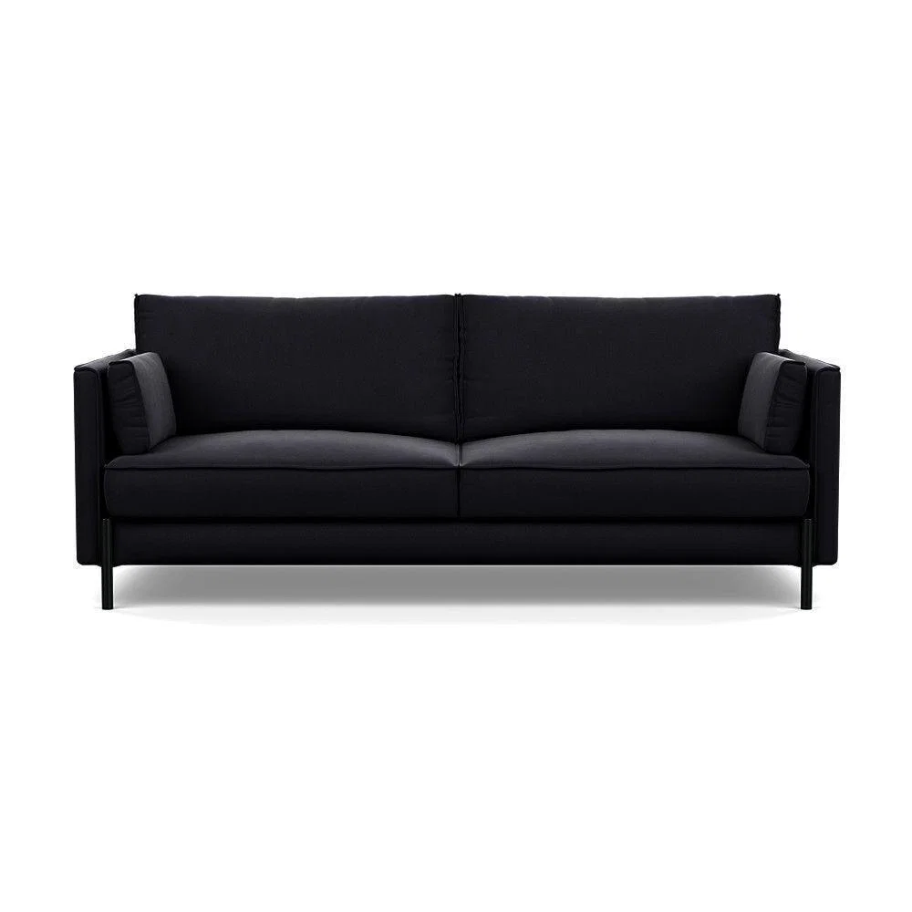 Heal's Tortona 3 Seater Sofa Smart Linen Mix Maroon - Heal's UK Furniture – image 30