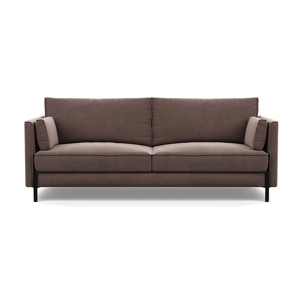 Heal's Tortona 3 Seater Sofa Smart Linen Mix Maroon - Heal's UK Furniture – image 31