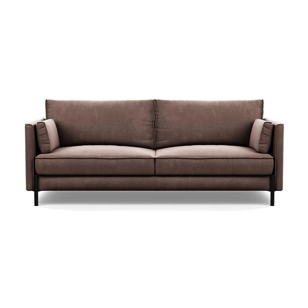 Heal's Tortona 3 Seater Sofa Smart Linen Mix Maroon - Heal's UK Furniture – image 40