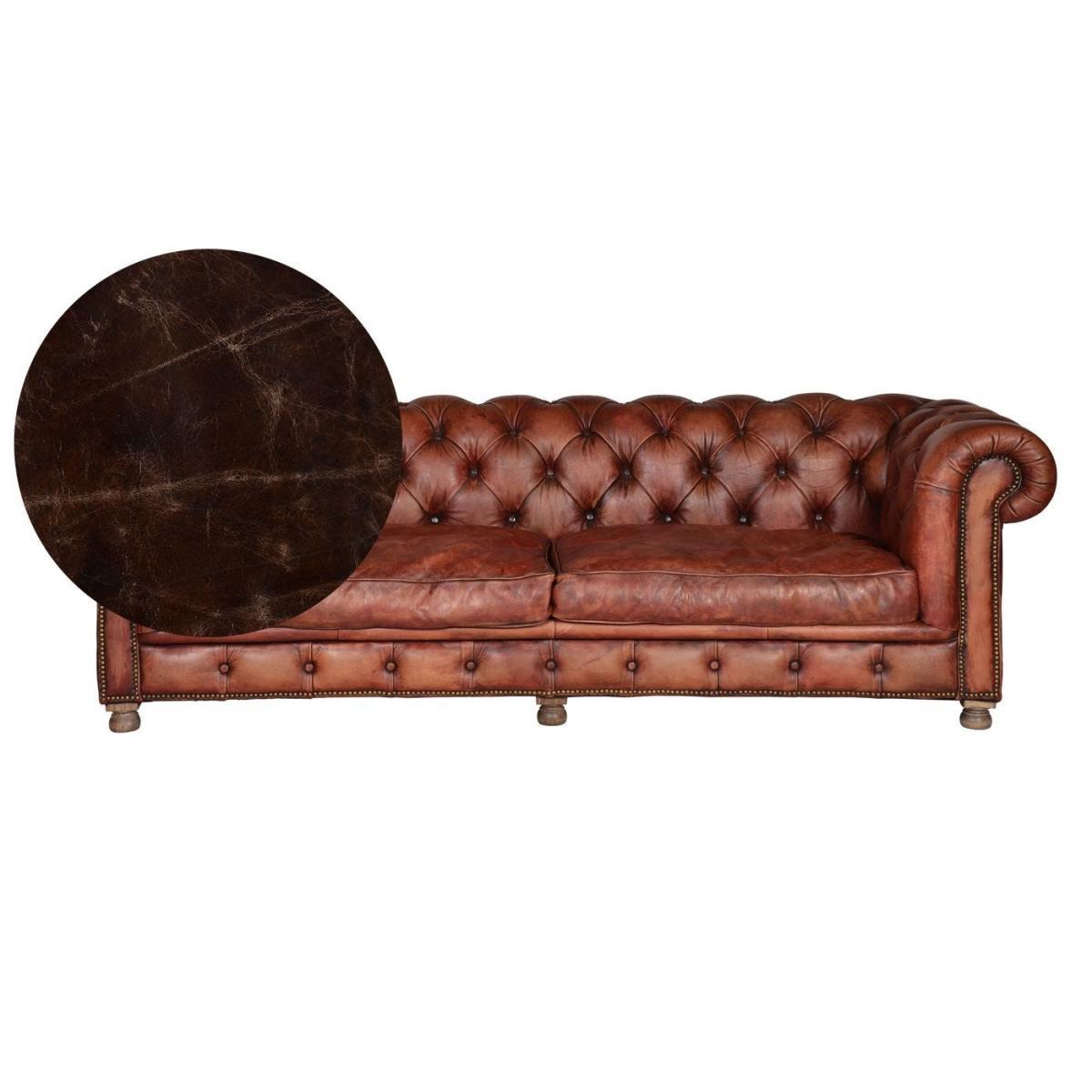 Heal's Westminster Feather 3 Seater Sofa Vagabond Red Leather - Heal's UK Furniture – image 2