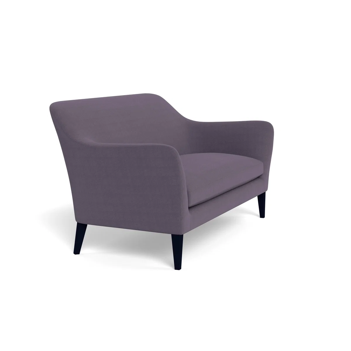 Heal's Wallis 3 Seater Sofa Linen Shadow Black Feet - Heal's UK Furniture – image 2