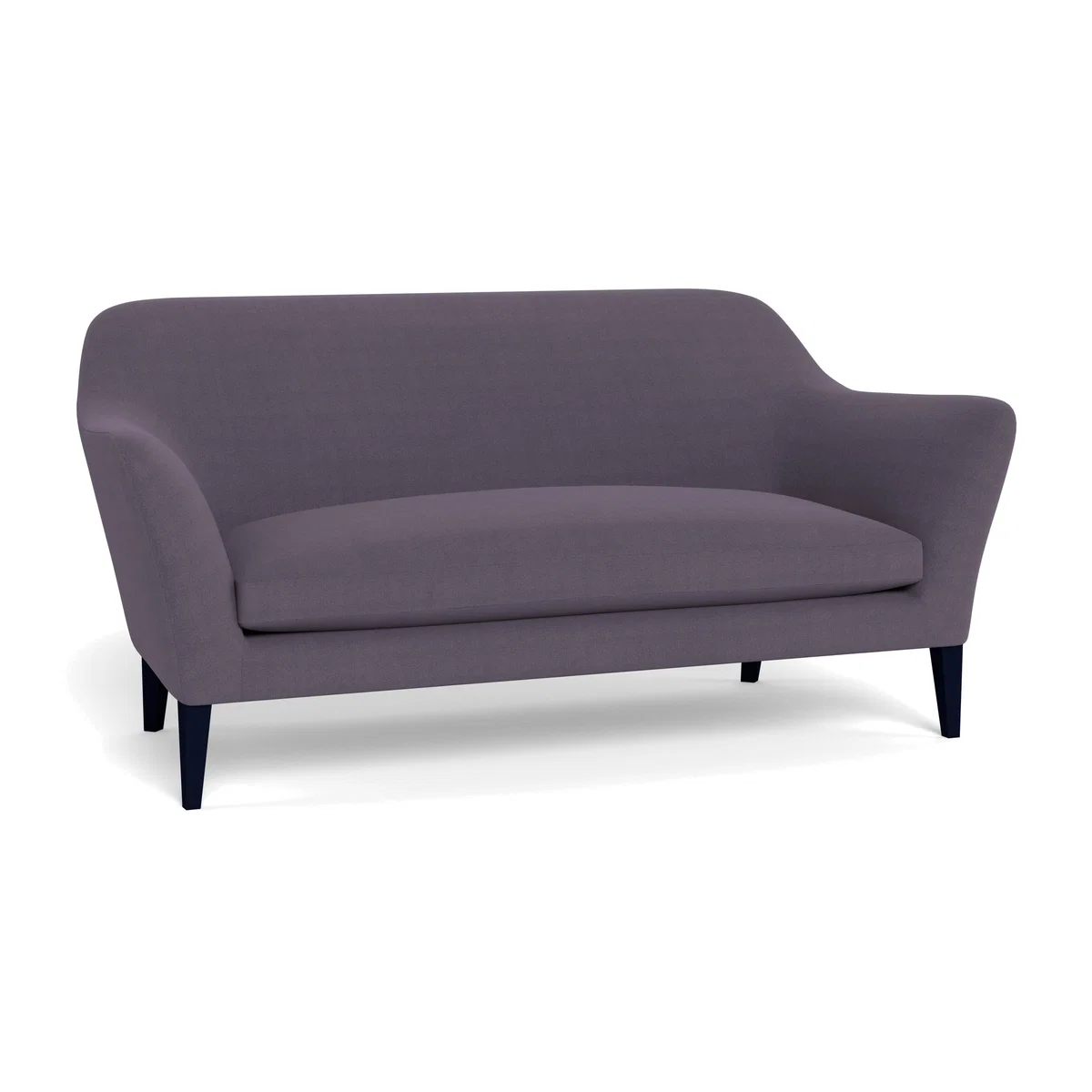 Heal's Wallis 3 Seater Sofa Linen Shadow Black Feet - Heal's UK Furniture – image 1