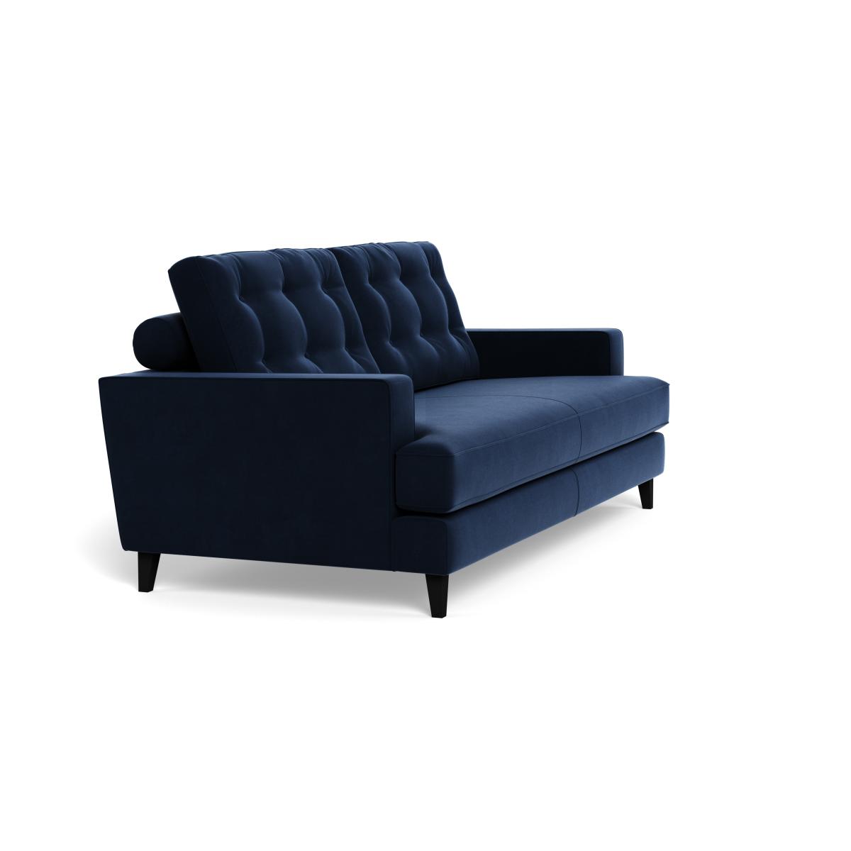 Heal's Mistral 3 Seater Sofa Smart Velvet Dusk Black Feet – image 3