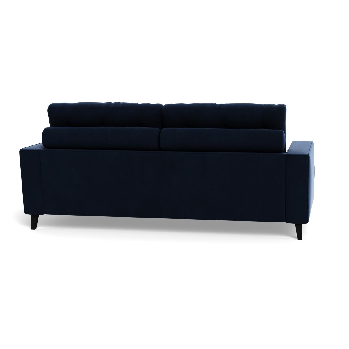 Heal's Mistral 3 Seater Sofa Smart Velvet Dusk Black Feet – image 6