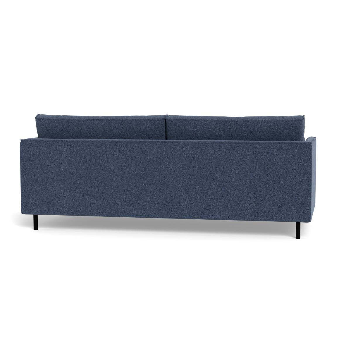 Heal's Tortona 3 Seater Sofa Boucle Indigo Black Feet – image 5