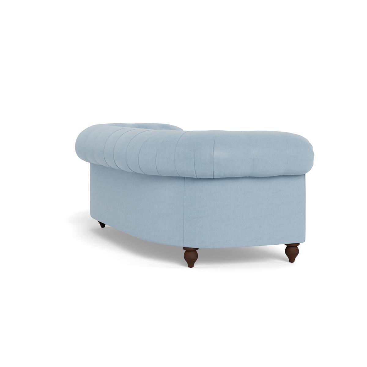 Heal's Fitzrovia 3 Seater Sofa Capelo LinenCotton Sea Shanty Natural Feet - Heal's UK Furniture – image 4