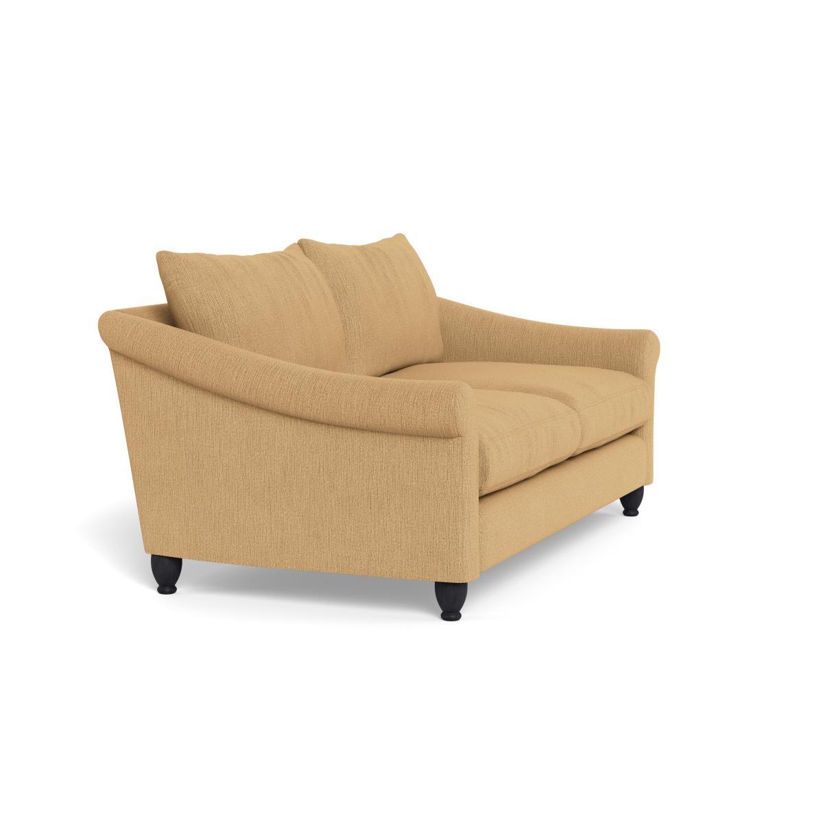 Heal's Devon 3 Seater Smart Linen Mix Sand Natural Ash Feet - Heal's UK Furniture – image 2