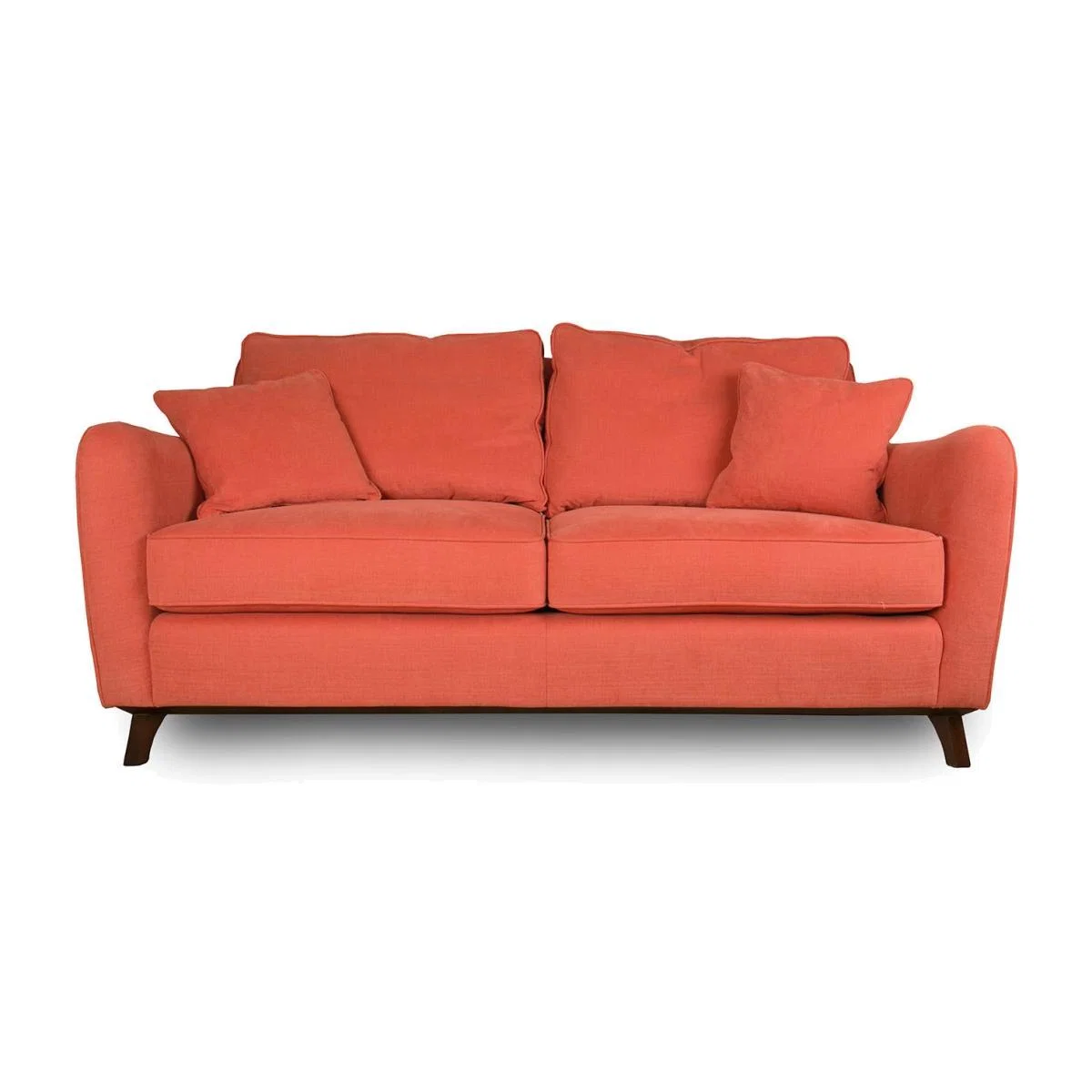 Heal's Ravello 3 Seater Sofa Smart Linen Mix Duck Egg Natural Feet - Heal's UK Furniture