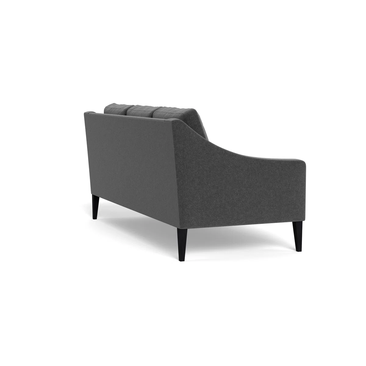 Heal's Richmond 3 Seater Sofa Melton Wool Granite Tinted Ash Feet – image 5