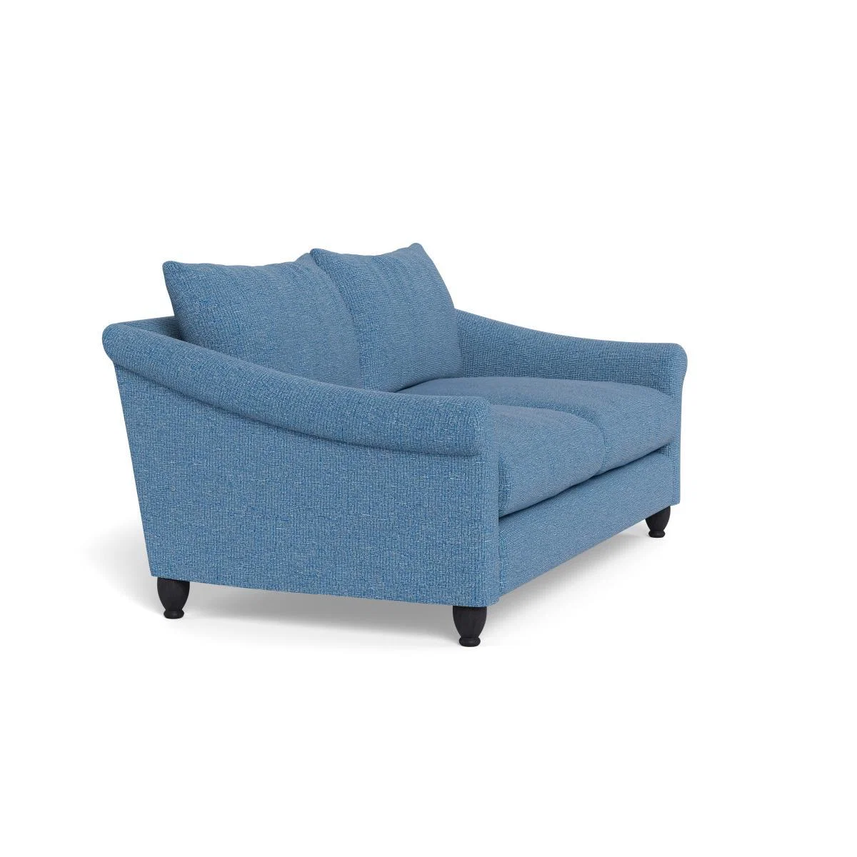 Heal's Devon 3 Seater Tejo Recycled Cobalt Walnut Stain Beech Feet - Heal's UK Furniture – image 2
