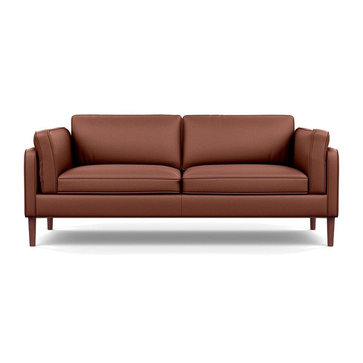 Heal's Sonno 3 Seater Leather Grain White 000 Natural Feet - Heal's UK Furniture – image 2