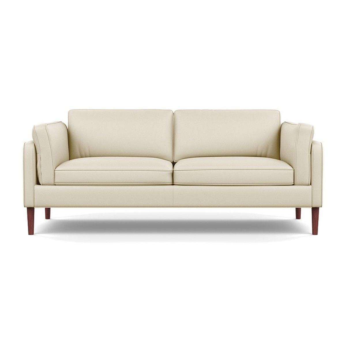 Heal's Sonno 3 Seater Leather Grain White 000 Natural Feet - Heal's UK Furniture – image 12
