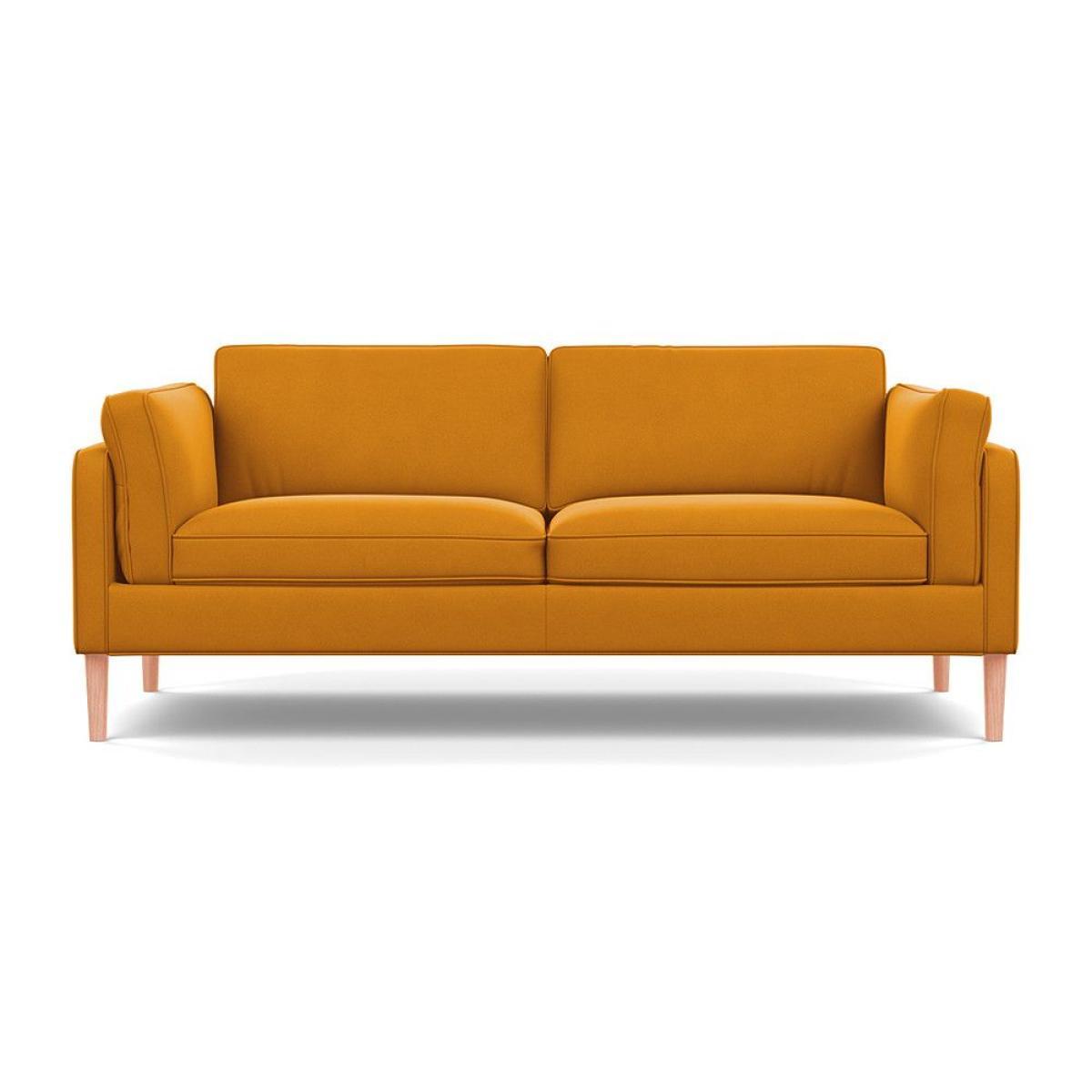 Heal's Sonno 3 Seater Leather Grain White 000 Natural Feet - Heal's UK Furniture – image 15