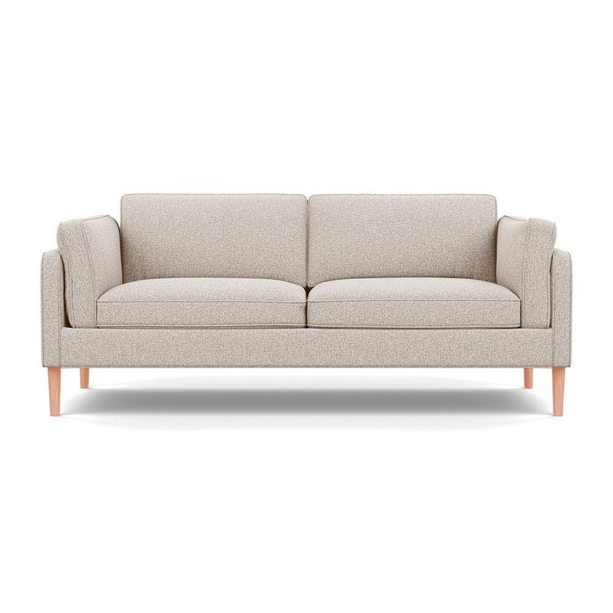 Heal's Sonno 3 Seater Leather Grain White 000 Natural Feet - Heal's UK Furniture – image 3