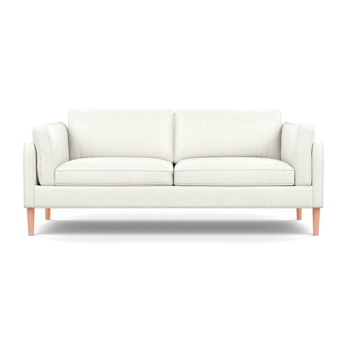 Heal's Sonno 3 Seater Leather Grain White 000 Natural Feet - Heal's UK Furniture – image 28