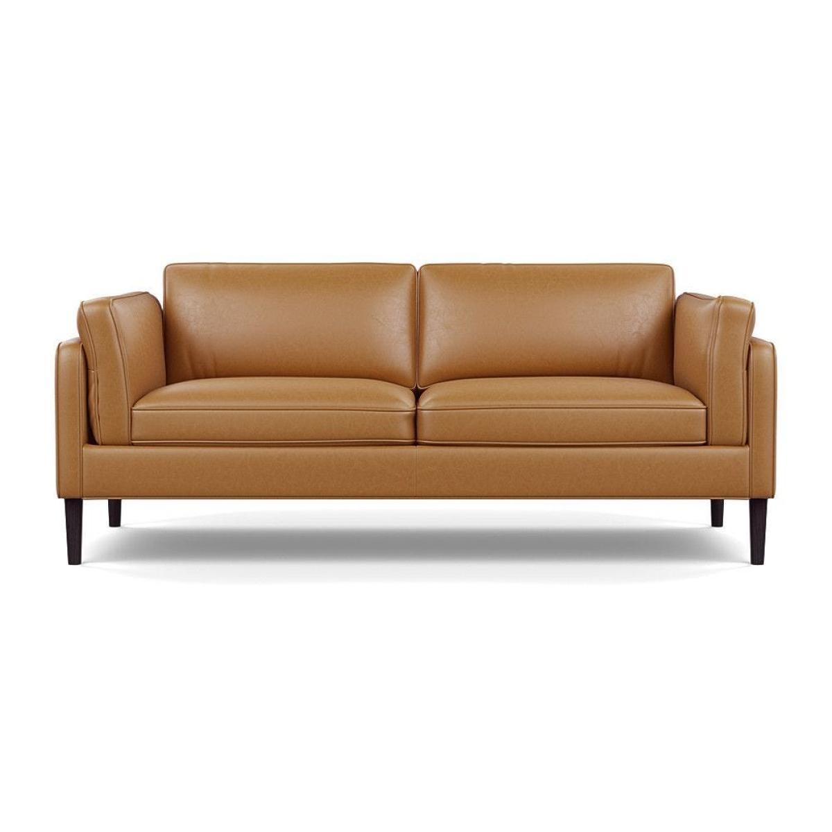 Heal's Sonno 3 Seater Leather Grain White 000 Natural Feet - Heal's UK Furniture – image 31