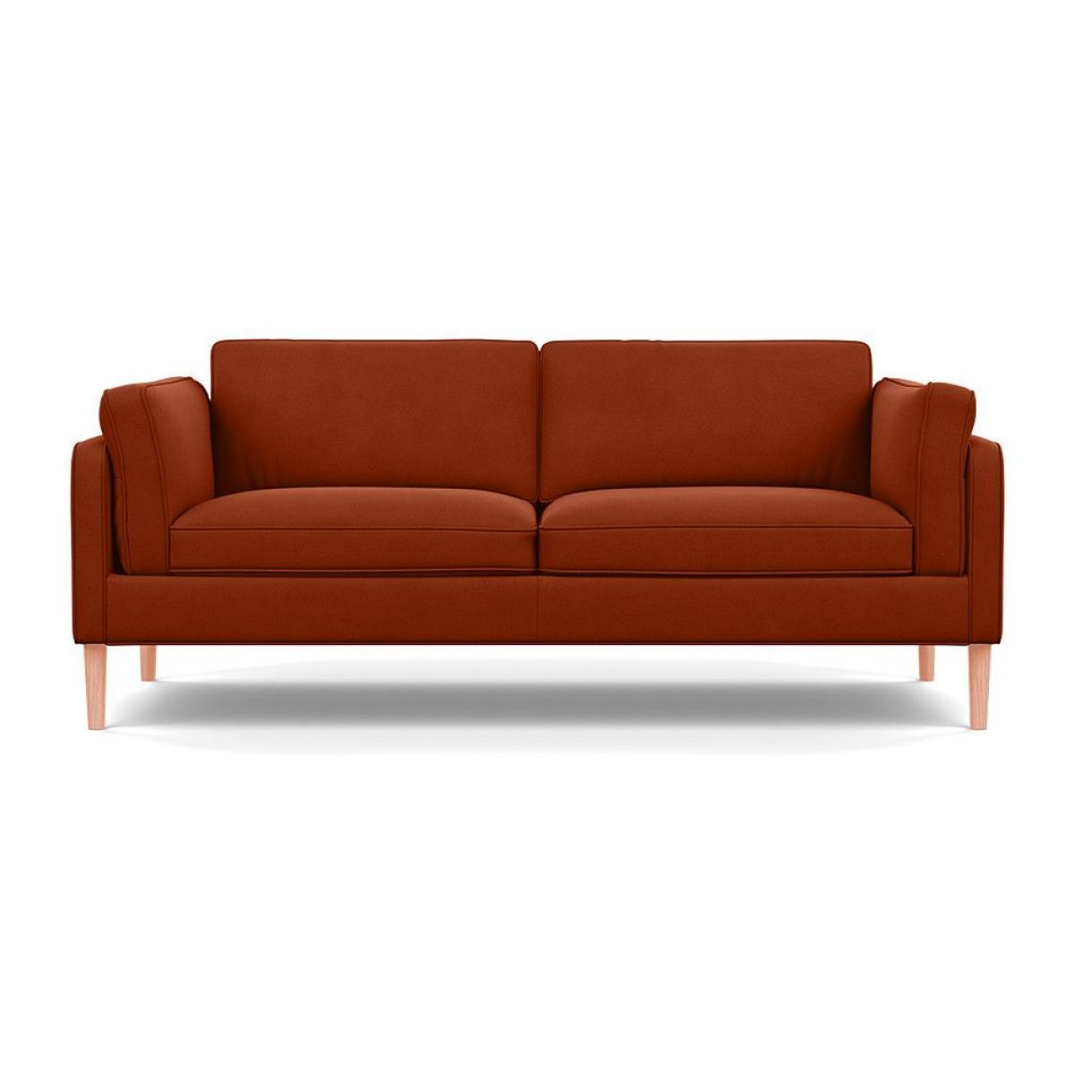 Heal's Sonno 3 Seater Leather Grain White 000 Natural Feet - Heal's UK Furniture – image 34