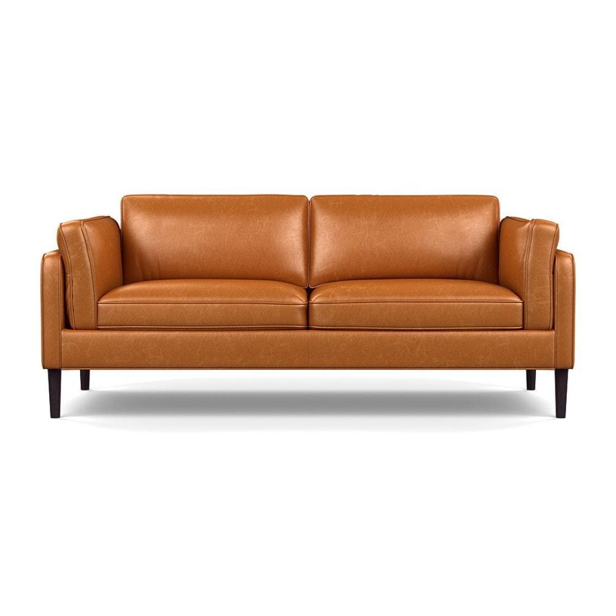 Heal's Sonno 3 Seater Leather Grain White 000 Natural Feet - Heal's UK Furniture – image 35