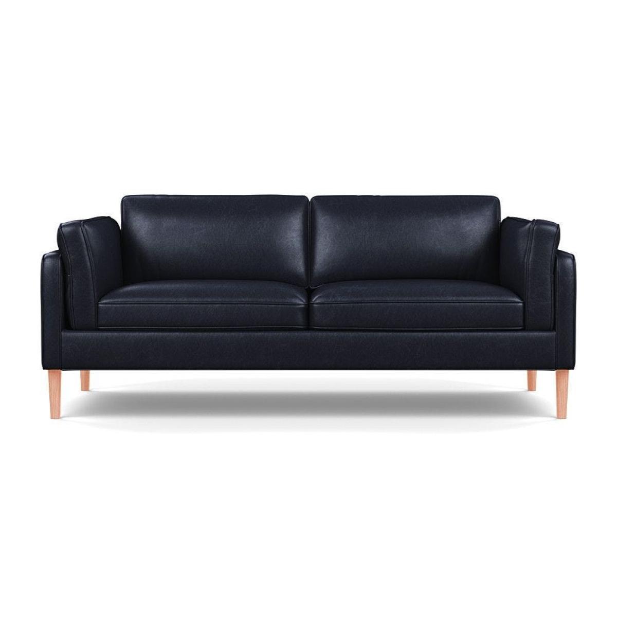 Heal's Sonno 3 Seater Leather Grain White 000 Natural Feet - Heal's UK Furniture – image 36