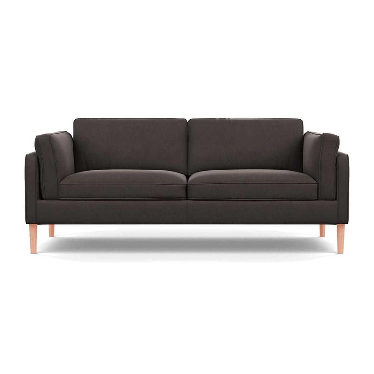 Heal's Sonno 3 Seater Leather Grain White 000 Natural Feet - Heal's UK Furniture – image 41
