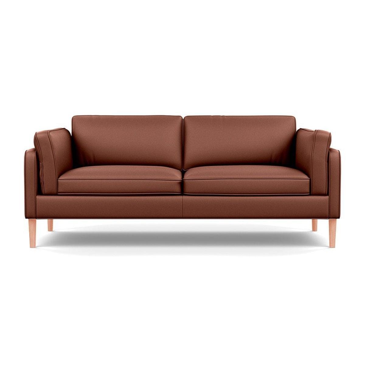 Heal's Sonno 3 Seater Leather Grain White 000 Natural Feet - Heal's UK Furniture – image 51