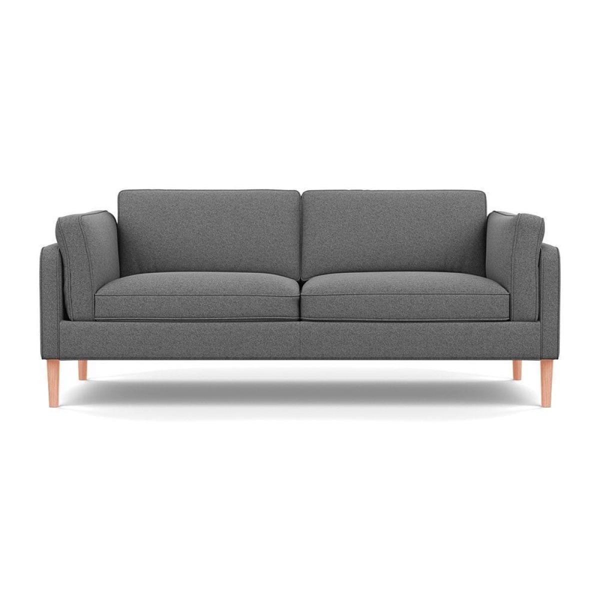 Heal's Sonno 3 Seater Leather Grain White 000 Natural Feet - Heal's UK Furniture – image 73