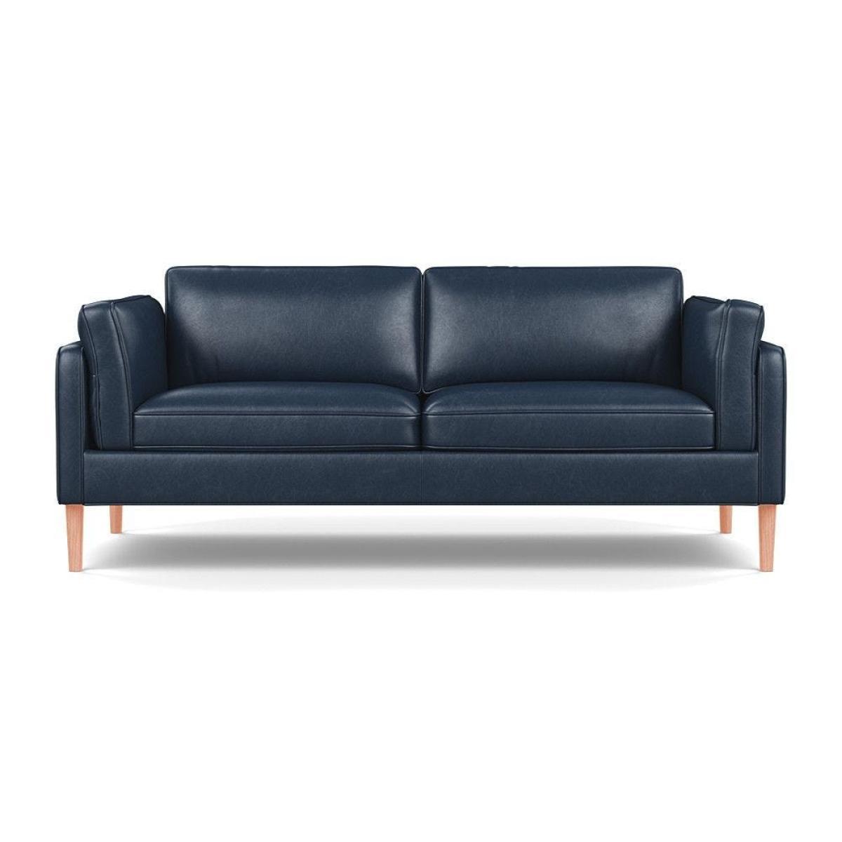 Heal's Sonno 3 Seater Leather Grain White 000 Natural Feet - Heal's UK Furniture – image 74