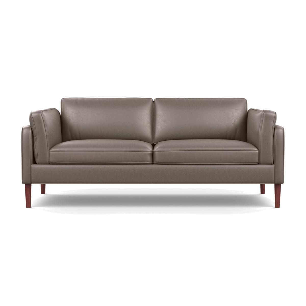 Heal's Sonno 3 Seater Leather Grain White 000 Natural Feet - Heal's UK Furniture – image 1