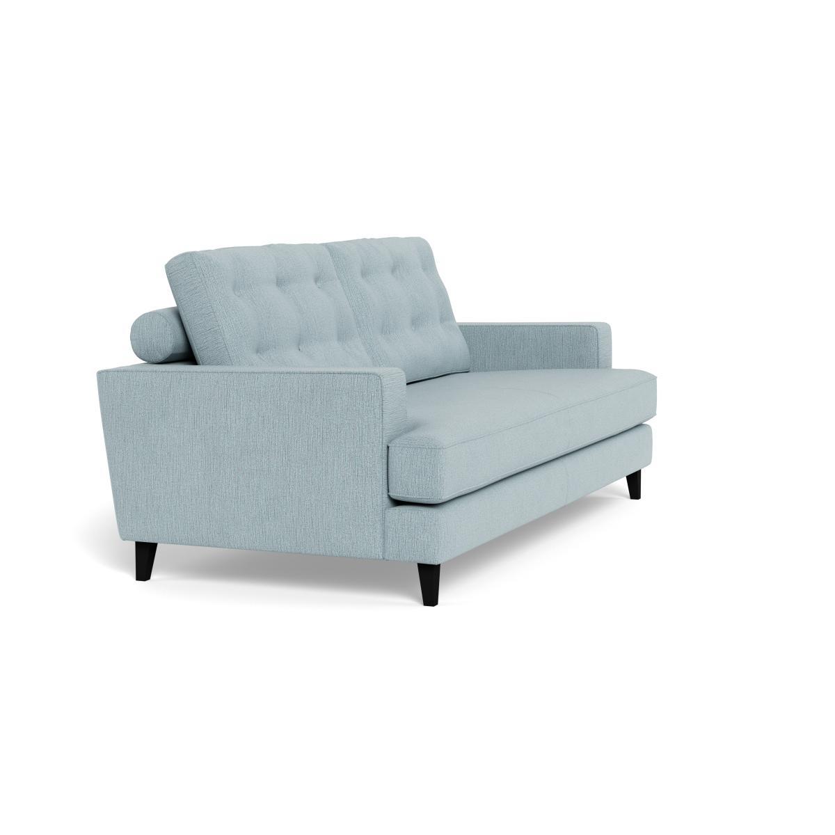 Heal's Mistral 3 Seater Sofa Smart Linen Mix Duck Egg Natural Feet - Heal's UK Furniture – image 2