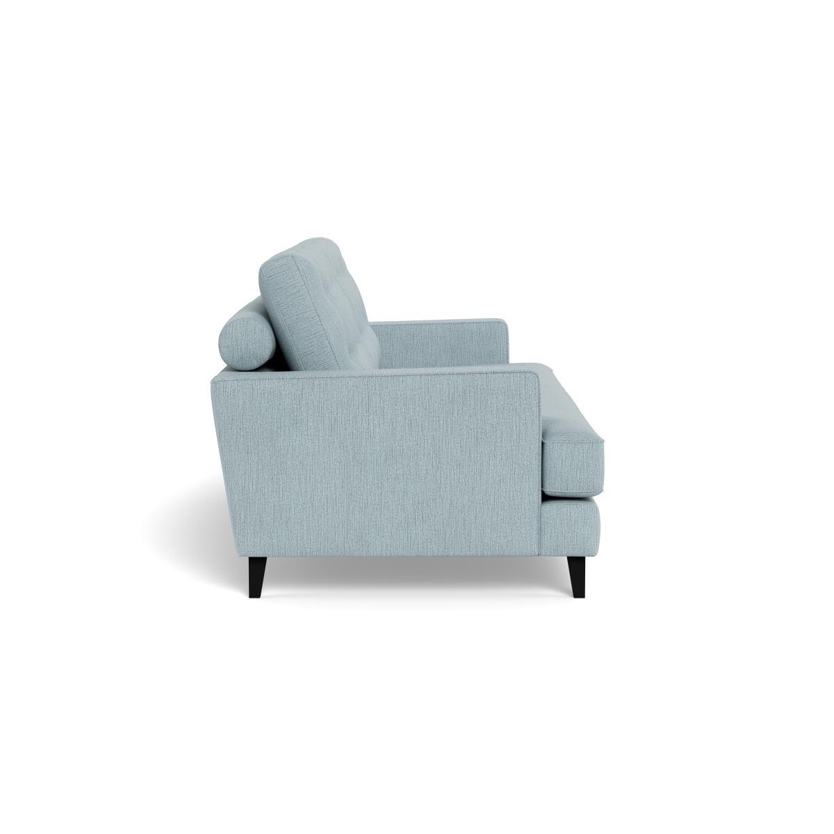 Heal's Mistral 3 Seater Sofa Smart Linen Mix Duck Egg Natural Feet - Heal's UK Furniture – image 3