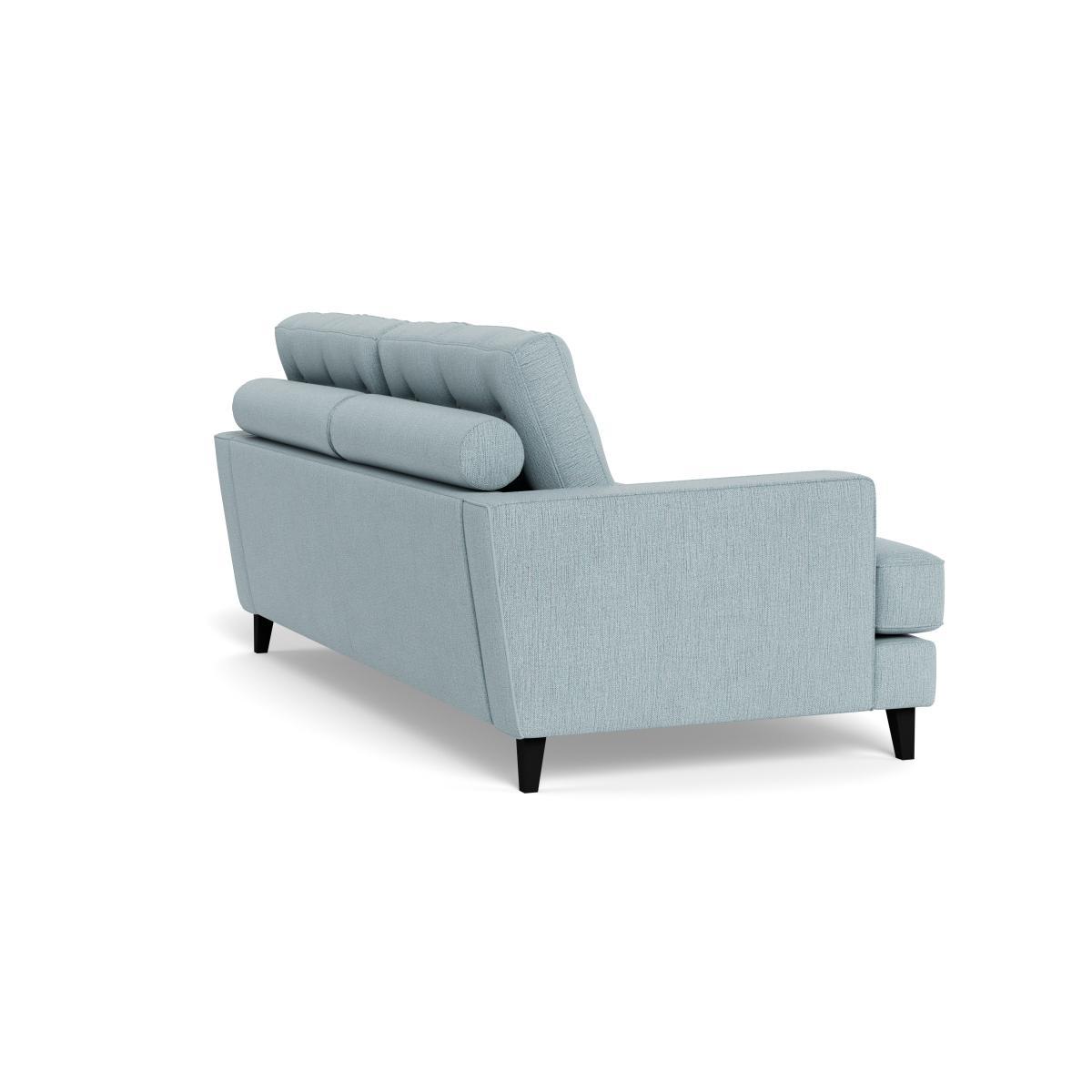 Heal's Mistral 3 Seater Sofa Smart Linen Mix Duck Egg Natural Feet - Heal's UK Furniture – image 4