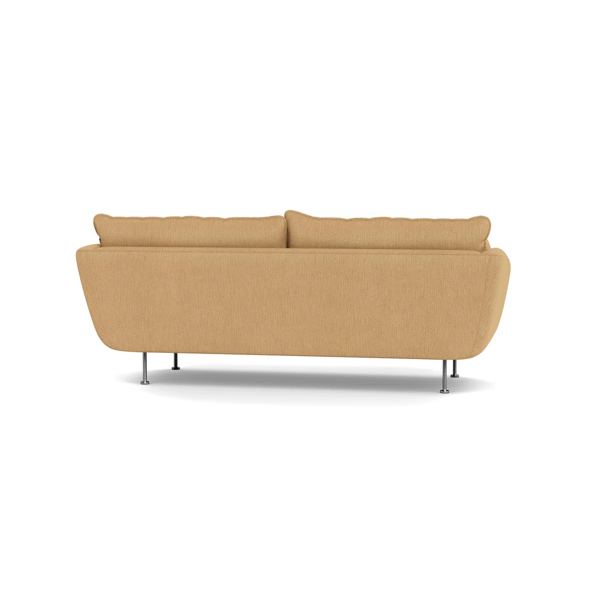 Heal's Allora 3 Seater Sofa Smart Linen Mix Sand Black Feet – image 6