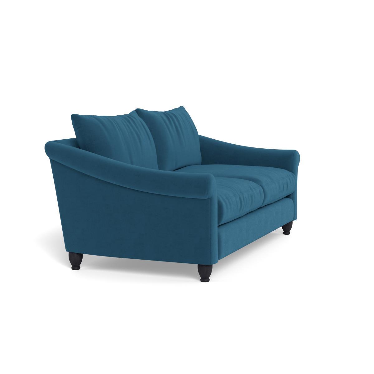 Heal's Devon 3 Seater Melton Wool Shale Walnut Stain Beech Feet - Heal's UK Furniture – image 2
