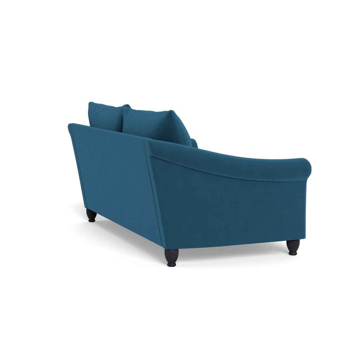 Heal's Devon 3 Seater Melton Wool Shale Walnut Stain Beech Feet - Heal's UK Furniture – image 4