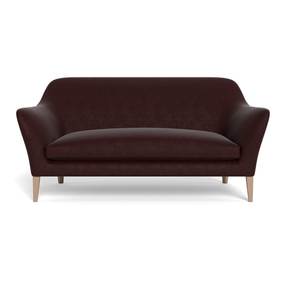 Heal's Wallis 3 Seater Sofa Smart Luxe Velvet Acorn Natural Oak Feet – image 2