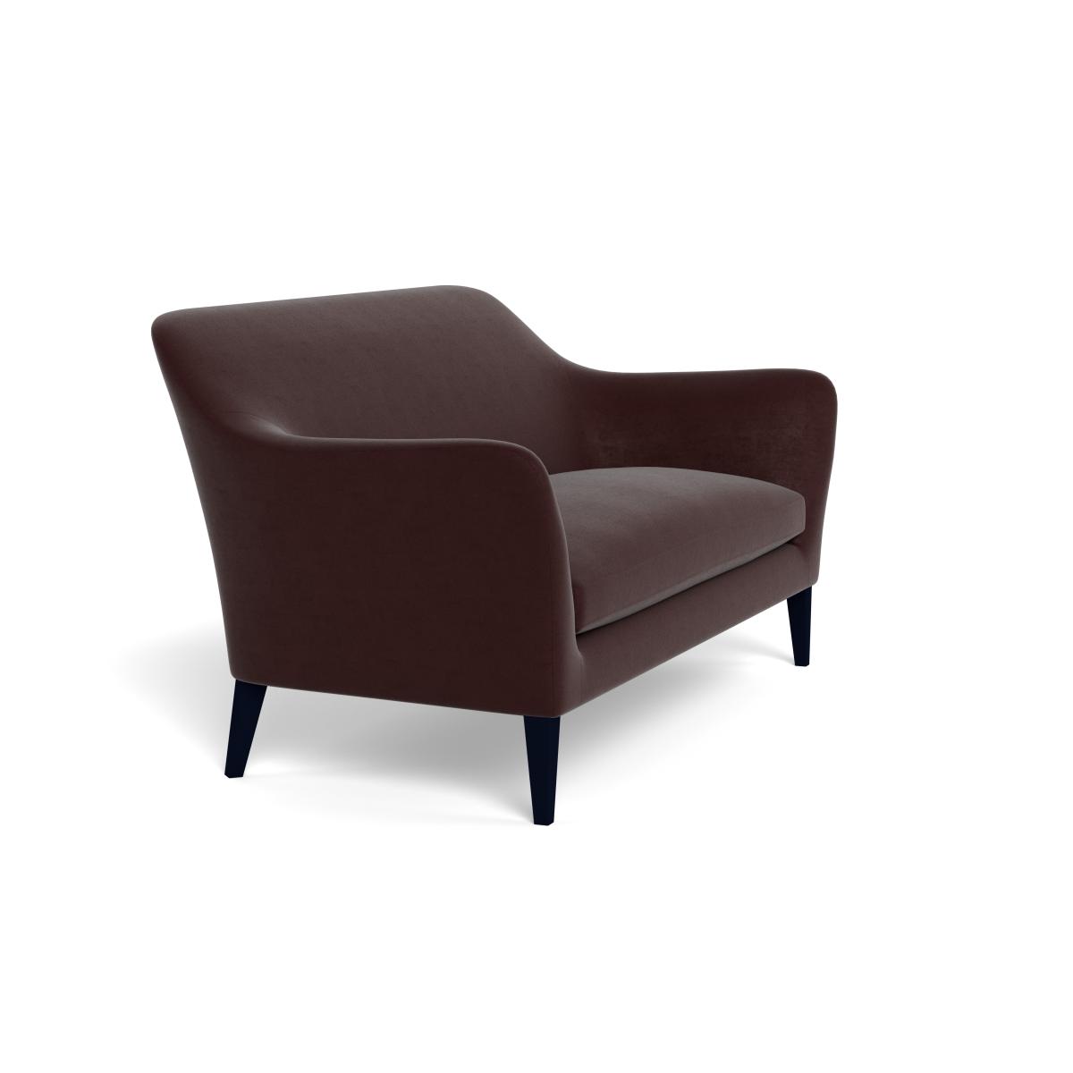 Heal's Wallis 3 Seater Sofa Smart Luxe Velvet Acorn Natural Oak Feet – image 3